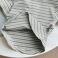 thumbnail image 3 of Mgmyaa Girls' Summer Revivalism Casual Striped Color Blocked Short Sleeved T-shirt, 3 of 4