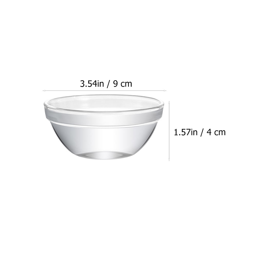 NICEXMAS Nicexmas Glass Pudding Molds Versatile Containers for Kitchen 6Pcs