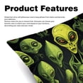 thumbnail image 2 of Alien Velvet Throw Covers Pillow Inserts - Set of 2 Decorative Pillows with Unique Patterns for Home Decor, Couch, Bed - 16x16, 18x18, 20x20 Inches - Soft & Cozy Cushion Inserts, 2 of 6
