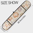 thumbnail image 3 of Yayeee Double Oven Mitt Kitchen Heat Resistant Baking 35" x7" Quilted Glove, Beige Seashell, 3 of 6