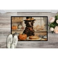 thumbnail image 2 of Carolines Treasures DAC1788JMAT 24 x 36 in. Unisex Chocolate Lab Fall Kitchen Pumpkins Indoor or Outdoor Mat, 2 of 5