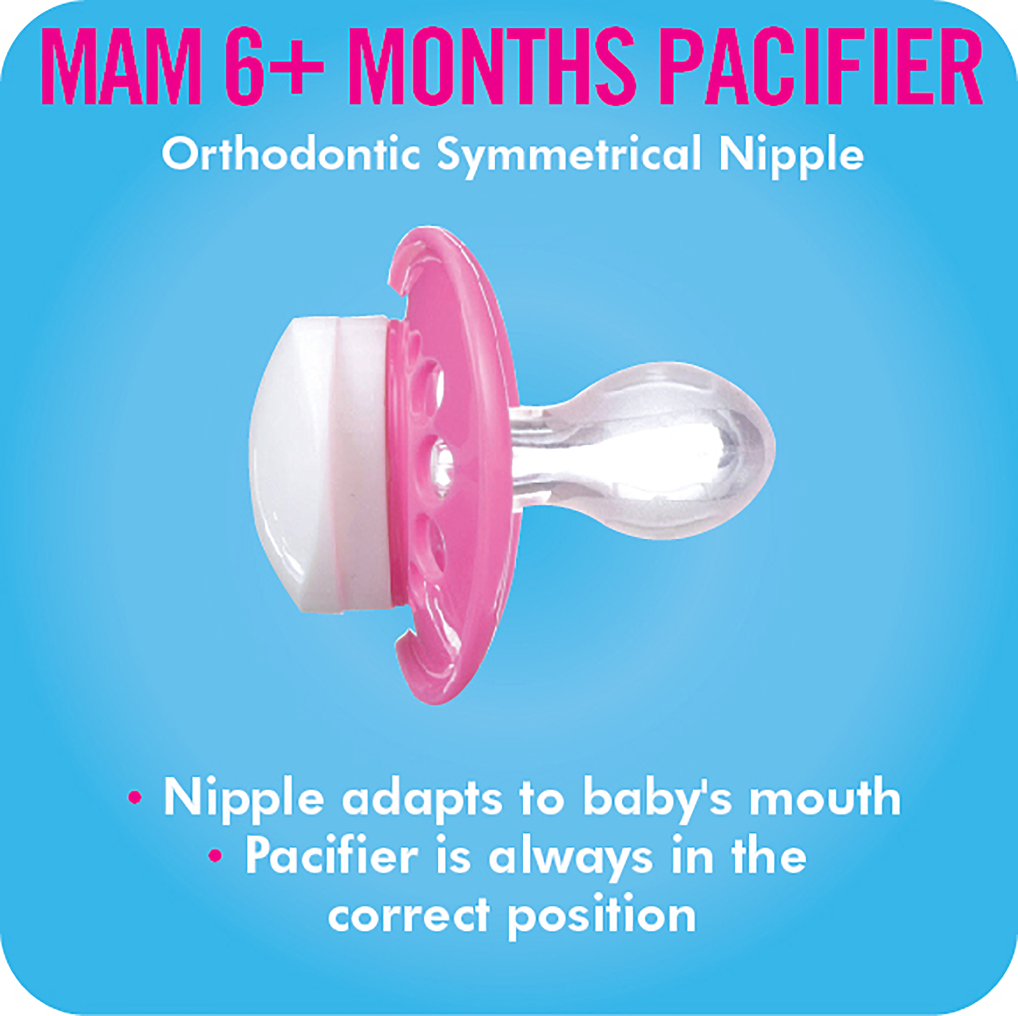mam clear pacifier