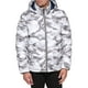 thumbnail image 1 of Chaqueta Tommy Hilfiger para hombre, con capucha, acolchada, camuflaje blanco, 1 of 5