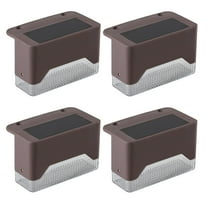 GETAJGHSD 4 Sets Outdoor Solar Lighting Solar Wall Lamp LED Waterproof