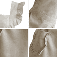 thumbnail image 3 of Delantal retro con volantes ajustable y bolsillos, tallas pequeñas a grandes para mujer, 3 of 5