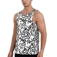 thumbnail image 2 of Cauagu Hand Drawn Snake Print Men's Sleeveless Muscle Shirts,Tank Tops Quick Dry Workout Tank Top Gym Muscle Tee Fitness Bodybuilding T Shirt for Men-4X-Large, 2 of 7