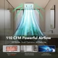 thumbnail image 3 of Extractor de baño inteligente OREiN Matter 110 CFM con luz RGB 110 V, 3 of 9