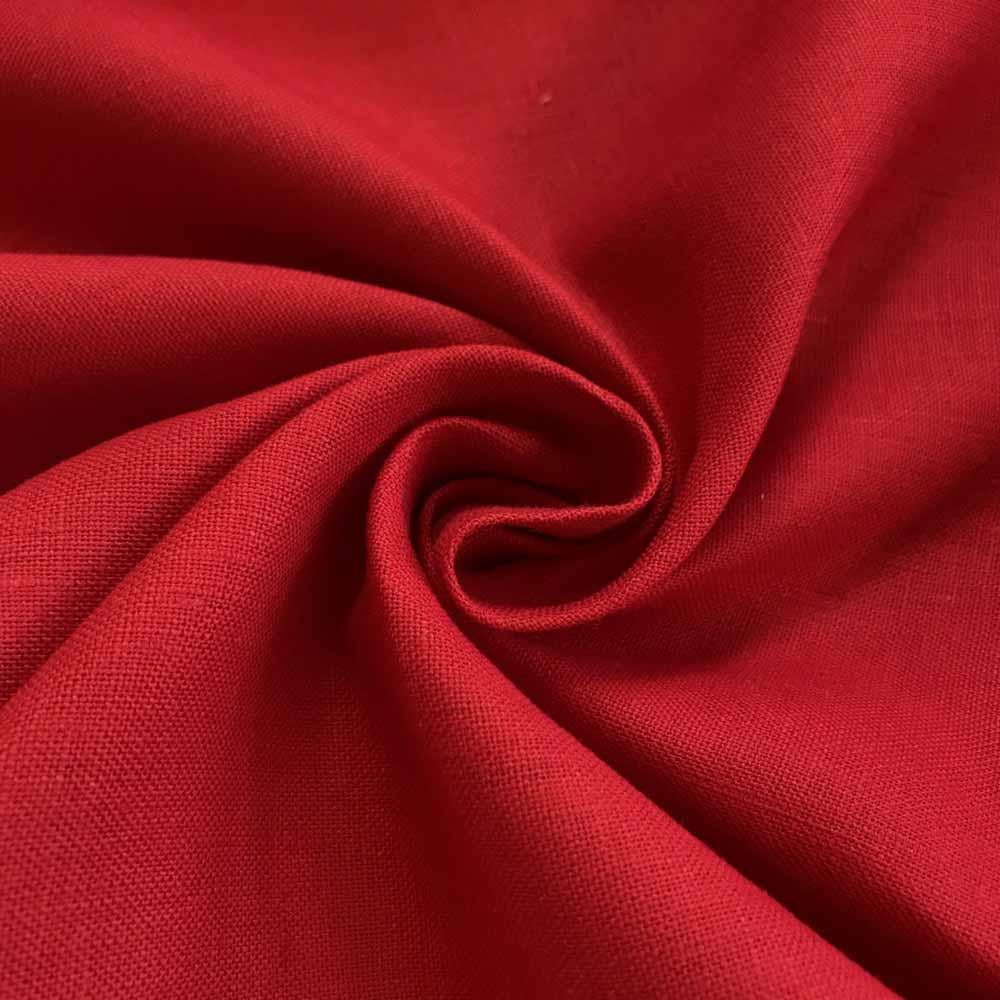 Linen Fabric 60" Wide Natural 100 Linen By The Yard (Red) Walmart