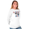 thumbnail image 4 of Popeye Characters American Made Unisex Plus Size Long Sleeve Tee Shirt Brisco Brands 3X, 4 of 5