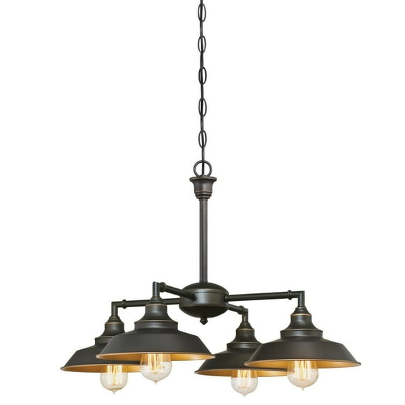 Westinghouse Chandelier Iron Hill à 4 Lumières Convertible