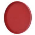 thumbnail image 4 of Plateau à Thé en Bois Vin Rouge Rond Plaque à Thé Verte Plaque de Service pour Maison de Thé Épais et Durable, 4 of 8