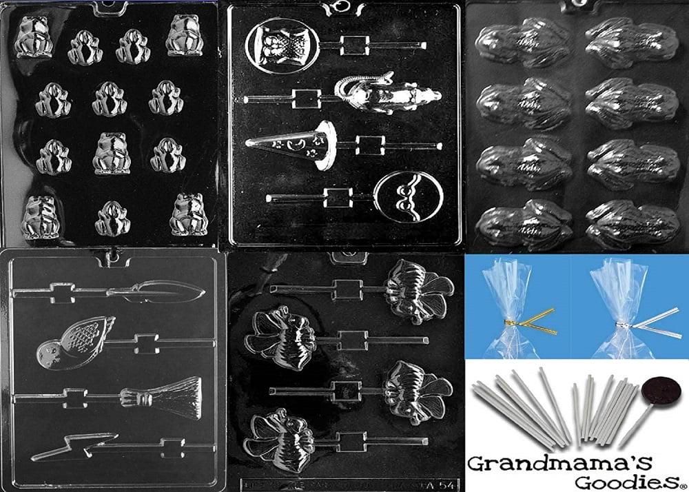 Webake Green Silicone Chocolate Frog Molds Candy Mold 2 Pack