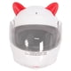 thumbnail image 2 of Orejas de gato para casco de moto rojas Con luz Kinlley, 2 of 7