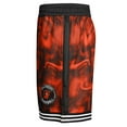 thumbnail image 4 of Youth Black/Orange Baltimore Orioles Outfielder Shorts, 4 of 4