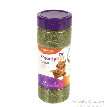 SmartyKat Catnip For Cats, Natural, Pure & Potent, Resealable Shaker Canister, 2 oz 1