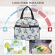 thumbnail image 4 of Balery Daisies Flowers Bolsa de Almuerzo Impresa, Caja de Almuerzo Reutilizable, Bolsa Térmica Aislada para Almuerzo, Bolsa Antiderrames, 4 of 7