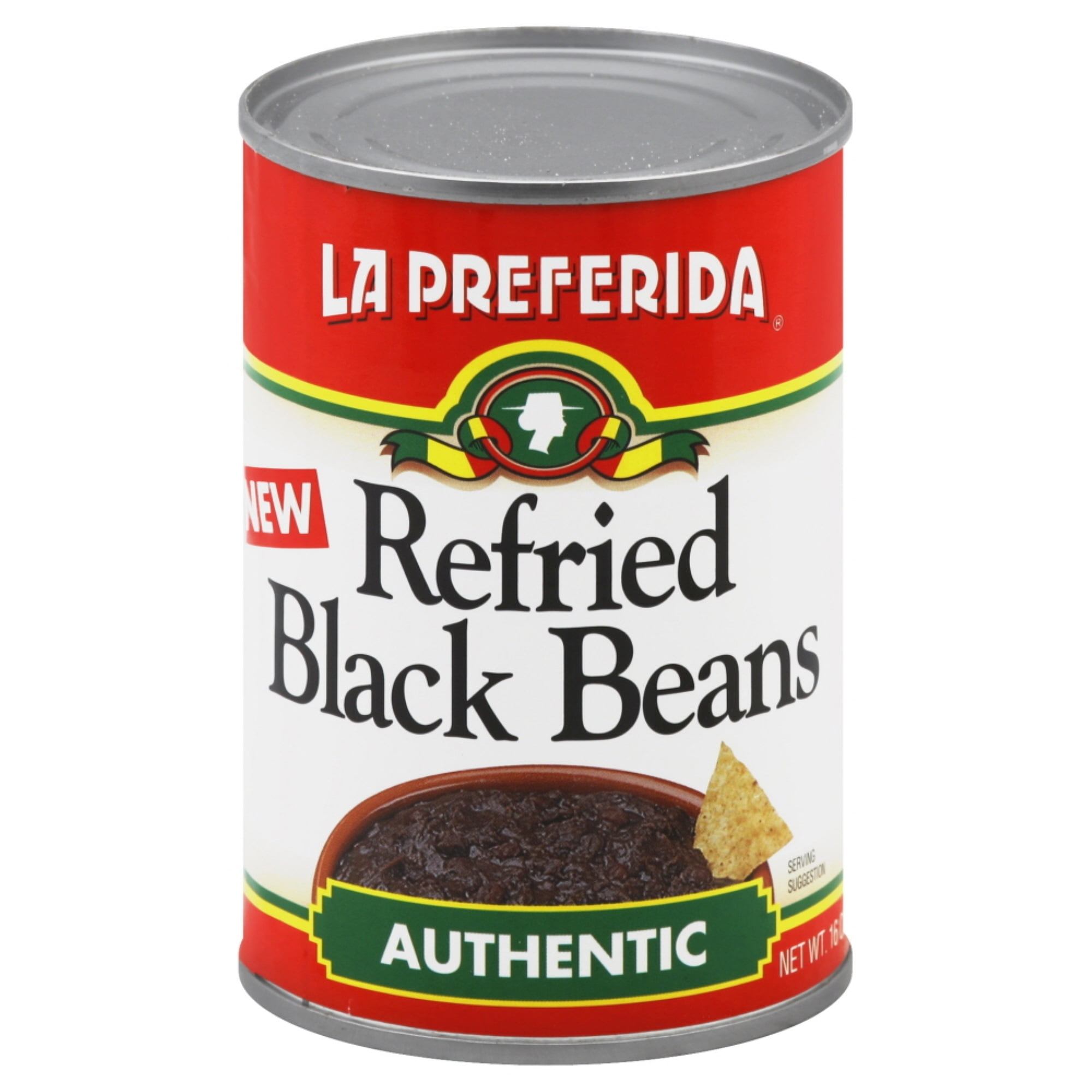 La Preferida Authentic Refried Black Beans, 16 Oz