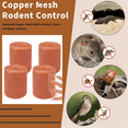 thumbnail image 5 of 4-Piece Copper Mesh Rodent Control Kit 5 X 33inch Rust-Proof Copper Mesh Roll for Gardening Seals Water Openings, 5 of 6