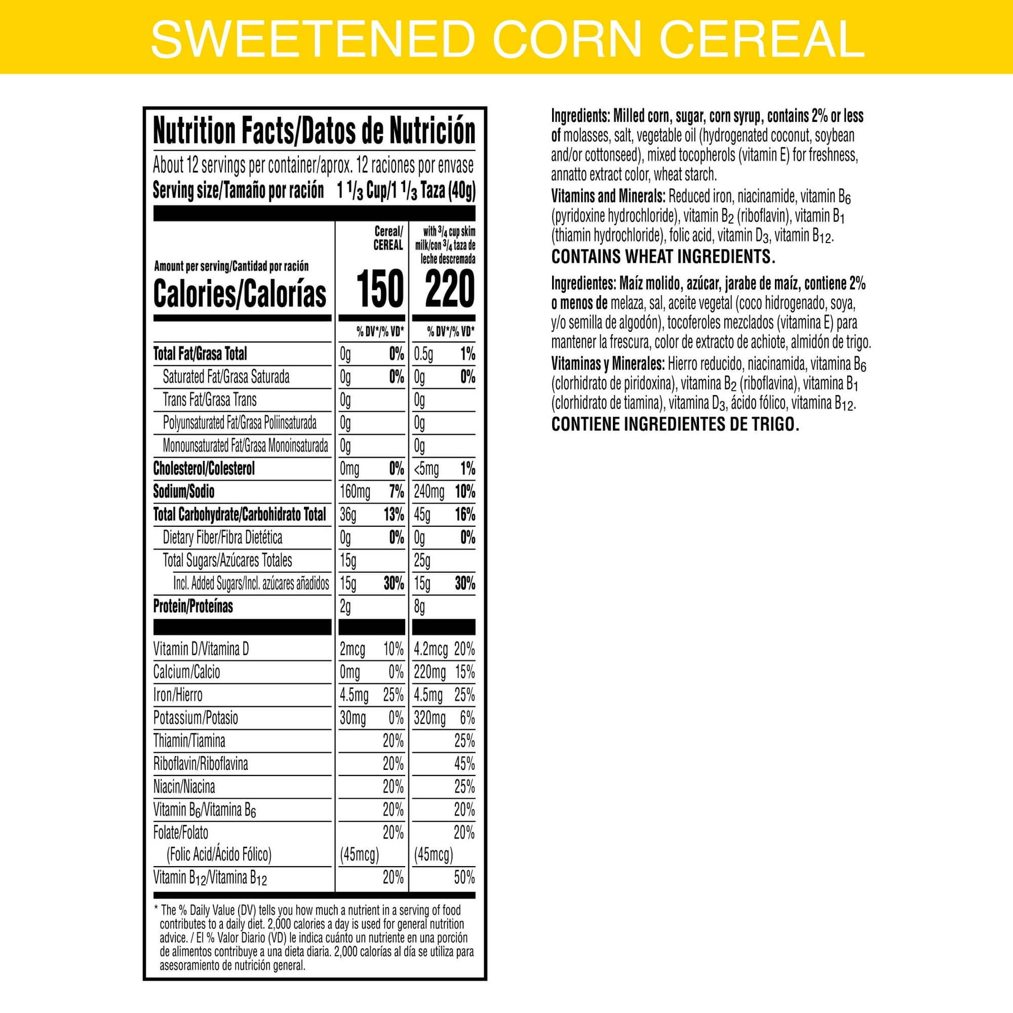 Kellogg's Corn Pops Breakfast Cereal, Kids Cereal, Family Breakfast, Family Size, Original, 16.4oz Box (1 Box)