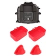 thumbnail image 2 of Rectangular Fryer Silicone Basket, 2Set Heat Resistant Food Grade Fryer Silicone Pot Dishwasher Safe  For Kitchen, 2 of 9