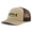 Khaki Coffee, variant on Richardson Trucker Hat Fish Steelhead Embroidery Design Polyester Mesh Baseball Cap Snaps Loden/Black Design Only