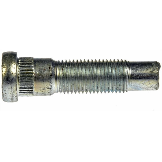 Dorman Wheel Stud 610-434.1 AutoGrade; OE Replacement; 0.630 Inch Knurl Diameter; 0.688 Inch Shoulder Length; Bagged; M14-1.50 Thread Size x 44 Millimeter Length; Right Hand Thread