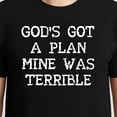 thumbnail image 3 of Gods Got A Plan Mine Was Terrible T-Shirt – Christian Faith Humor – Unisex Spiritual Gift, 3 of 6
