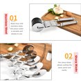 thumbnail image 3 of Yeacher Pizza Cutter 5 Wheels Adjustable Divider Pizza Paste Dough Bread Pies Round Cutter Stainless, 3 of 8