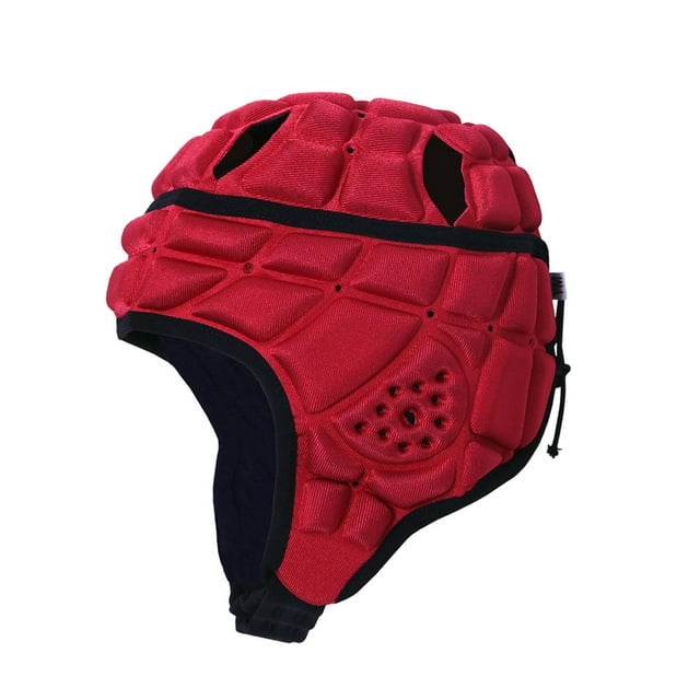 fastboy Casque de Rugby pour Enfants Souvent Rembourré Occident de Jeu Casque de Rugby Couvre-Chef Rouges m