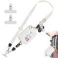 thumbnail image 1 of Correa para teléfono con cartera Tiostep Clip and Go, color crema, 1 of 8