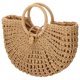 thumbnail image 3 of Bolso de ratán YYW tejido a mano para playa de verano con asa superior, 3 of 6
