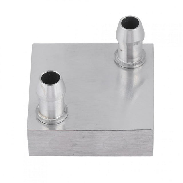 Bloque de aluminio de refrigeración por agua de 40 x 40 mm para radiador de CPU, disipador de calor de agua líquida, enfriador Ef