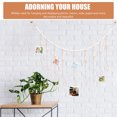 thumbnail image 2 of Bead String Photo Storage Home Decor Picture Clips Wall Hanging Fringe Garland Wall Photo Display Beads Wall Hanging, 2 of 6
