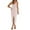 Pink, variant on Ahuyic Womens Casual Dress,Womens Plus Size Dress,Womens Summer Casual Round-Neck Sleeveless Stripe Print Long Dress,White,L
