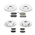 thumbnail image 3 of PowerStop Front and Rear Z23 Evolution Sport Carbon-Fiber Ceramic Brake Pad and Drilled & Slotted Rotor Kit Fits: FORD LINCOLN Select Models K2829, 3 of 10