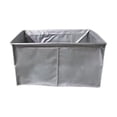 thumbnail image 3 of Contenedor de almacenamiento multifuncional kusrkot Ropa industrial Libros Garaje Cajas plegables azul con bolsa de ruedas, 3 of 7