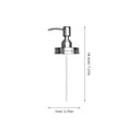 thumbnail image 2 of Luxshiny 2Ud Dispenser Pump De Acero Inoxidable Para Uso Doméstico Color Plata Duradero Y, 2 of 8