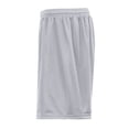 thumbnail image 3 of C2 Sport 5209 Youth Mesh 6" Short - Silver, 3 of 3
