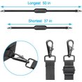 thumbnail image 4 of SUNMON Shoulder Strap Universal Replacement Laptop Metal Hooks Adjustable Bag Strap Briefcase Computer Messenger Bag Laptop Notebook Case (Black), 4 of 7