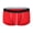 Red, variant on Mens Boxer Briefs Low Rise Lightweight Comfortable Mens Underwear