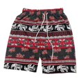 thumbnail image 3 of Summer Beach Shorts for Women Men Beach Trunks Elastic Waisted Loose Clothing Elephant Printed Short Pants for Walking Festival, 3 of 8