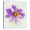 thumbnail image 2 of Purple Flower with Large Petals - Flowers Canvas Wall Artwork, 2 of 4