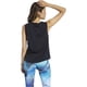 thumbnail image 2 of Reebok Womens Fabric Mix Muscle Tank Top, black, XS, 2 of 2