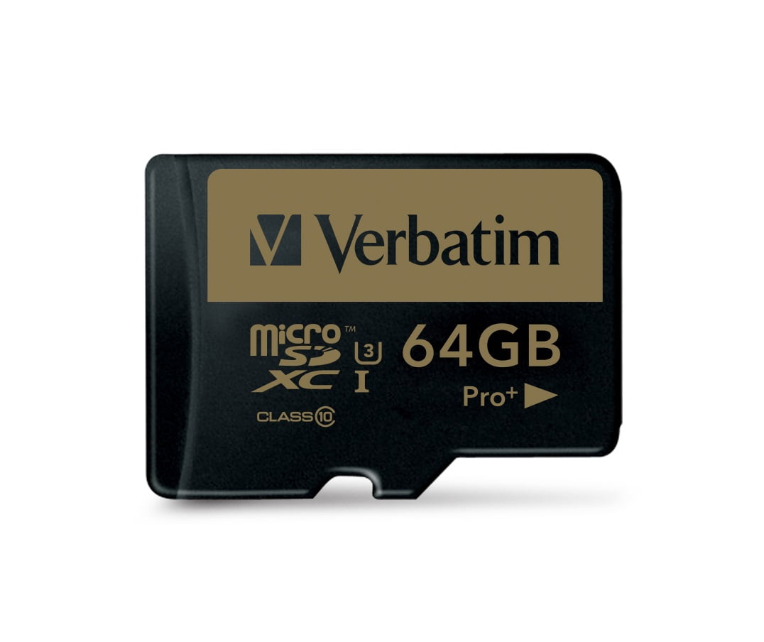 Verbatim, VER44034, Pro Plus microSDHC Memory Card, 1