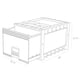 thumbnail image 3 of Cajón de almacenamiento para archivos Storex, plástico, tamaño carta, negro, 3 of 3