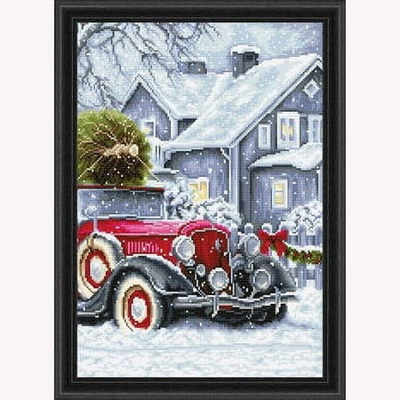 UPC: 4840746043376 | Luca-S Winter Holidays Counted Cross-Stitch Kit