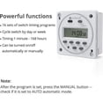 thumbnail image 2 of 16-Program Digital Timer Plug with LCD Display & Waterproof Housing, 2 of 5
