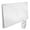 White, variant on EconoHome Wall Mount Space Heater Panel - with Thermostat - 400 Watt Convection Heater - Ideal for 120 Sq Ft Room - 120V Electric Heater - Updated Model