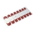 thumbnail image 2 of Tiras de esmalte de uñas de gel Yuyangstore 16 unidades Rojo oscuro, 2 of 8