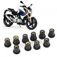 thumbnail image 2 of Windscreen Nuts, Stable Wear Resistant Black Strong Well Nuts Anti Deformation 10Pcs  For Motorcycle Accessories Replacement For, 2 of 8